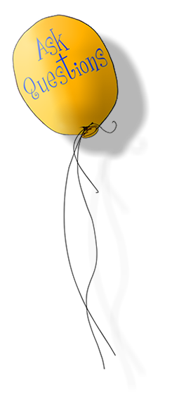 Yellow balloon floating upwards.